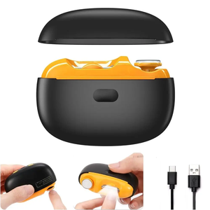 Coupe-ongles et polisseuse électrique 2-en-1, 2 vitesses, pour enfants et personnes âgées, avec collecteur de poussière, charge Type-C, portable - Product Image 5