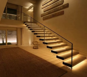 <span class=keywords><strong>Escalera</strong></span> Recta Contemporánea y Elegante con Superficie Pulida a Espejo, Ideal para Yates <span class=keywords><strong>de</strong></span> Lujo e Interiores Arquitectónicos Modernos - Product Image 5