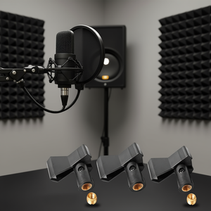 Adaptateur de clip pour micro, vis 5/8 à 3/8, universel, réglable, pour support de microphone avec support à écrou - Product Image 2