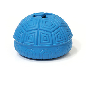 Haute qualité tortue forme fuite nourriture jouet pour animaux de compagnie en caoutchouc matériel chien mâcher jouets chiens de compagnie fuite aliments jouets - Product Image 1