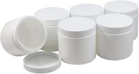 1,5L, 3L, 5L, 7L Lebensmittelechte Schwarze Proteinpulver-Behälter Kunststoff-PET-Flasche mit Schaufel