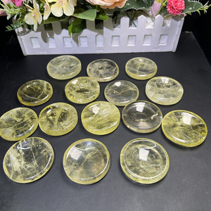 Ciotola Rotonda in Quarzo Rosa e Citrino Lucidato, Artigianato in Cristallo, Prodotto Spirituale per Decorazione Casa - Product Image 2