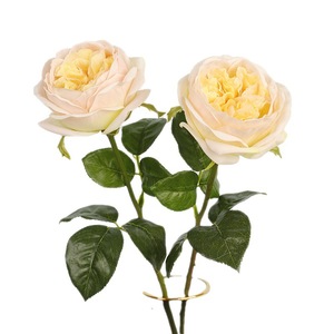 Single Austin Artificial Rose Plastic Soft Silk Flowers High Simulation Wedding Home Decor - Product Image 4