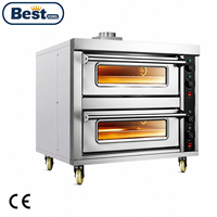 Four à pâtisserie commercial à gaz GPL/gaz naturel, 1, 2 ou 3 niveaux, 2, 4 ou 6 plateaux, 600x400mm