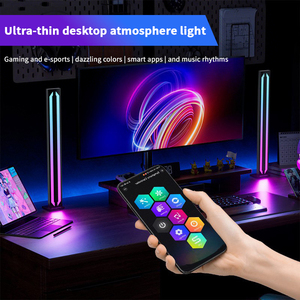 <span class=keywords><strong>Led</strong></span> RGB điều khiển âm thanh thanh ánh sáng ban đêm môi trường xung quanh đèn đêm với ứng dụng và điều khiển từ xa cho e-thể thao trang trí - Product Image 2