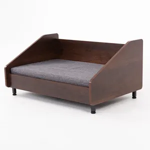Manufacturer Pet Bed Comfortable Dog Sofa Wooden Pet Sofa