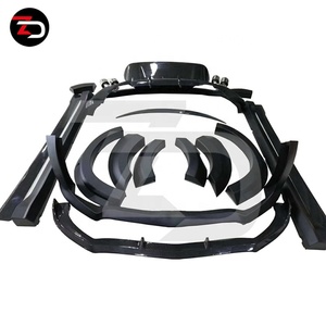 Oferta Especial: Kit de Carrocería Estilo ZD para <span class=keywords><strong>Alfa</strong></span> Romeo <span class=keywords><strong>Stelvio</strong></span> 949 - Parachoques Ancho, Alerón Delantero, Guardabarros, Faldones Laterales, Difusor, Alerón Superior y Capó - Nuevo - Product Image 2