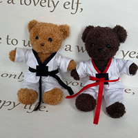 Ours en peluche personnalisé CE CPC avec logo, super doux, rembourré en coton PP, pour arts martiaux, OEM ODM, personnalisation de jouets en peluche, fournisseur unique