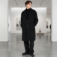 Manteaux d'automne et d'hiver pour hommes de haute qualité, personnalisés en gros, manteaux chauds à la mode et tendance