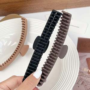 Pinzas de Pelo Largas Mate para Mujer, Estilo Yoga, para Conducir, Delgadas, 12 Unidades, Color Morandi, Pinzas Grandes de Plástico - Product Image 3