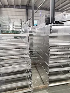 Ladder Desk Cable Wire Mesh Cable Tray Under Desk Cable Tray Galvanized Trays