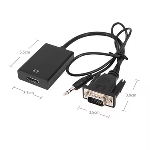 <span class=keywords><strong>Convertidor</strong></span> <span class=keywords><strong>Activo</strong></span> al por Mayor, OEM, ODM, Directo de Fábrica, con Conector de Audio de 3.5mm - Adaptador <span class=keywords><strong>VGA</strong></span> <span class=keywords><strong>a</strong></span> <span class=keywords><strong>HDMI</strong></span> - Product Image 3