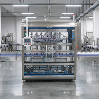 Ligne de production de remplissage linéaire pour shampoing, gel douche, nettoyant corporel et liquides cosmétiques