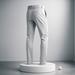 Pantalones de Golf de Lujo Personalizados OEM, de Alta Calidad, de Secado Rápido, Ajustados, Elásticos, con Bolsillos - Product Image 1
