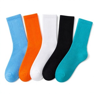 Calcetines Deportivos de Algodón Personalizados, Calcetines Atléticos Transpirables con Estampado de Logotipo para Baloncesto, Running y Equipos - Product Image 1