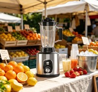 Robot culinaire électrique commercial personnalisé 3L, mixeur-blender 3-en-1 robuste avec fonction mixeur-broyeur