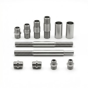 Protótipo OEM de Peças Rosqueadas: Eixo, Tubo, Niple, Luva, Pequeno Torno para Torneamento, Alumínio, Titânio, Aço Inoxidável de Precisão, Usinagem CNC - Product Image 1