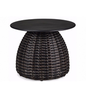 Table basse en rotin pour jardin, offre spéciale, design moderne, table de thé, patio