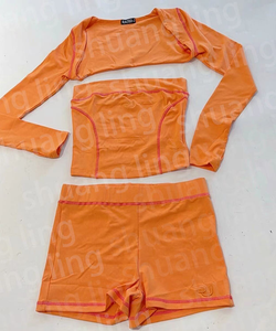 <span class=keywords><strong>I</strong></span> <span class=keywords><strong>Am</strong></span> Gia Tuta Sportiva da Donna Personalizzata con Logo, Giacca Aderente con Zip e Pantaloni a Zampa, Set Casual da 2 Pezzi - Product Image 6