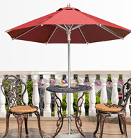 Ensemble table et chaises pliantes d'extérieur en bronze moulé sous pression de haute qualité, résistant aux intempéries, pour hôtel, cour moderne, loisirs