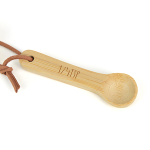 Hot Bán <span class=keywords><strong>4Pcs</strong></span> Tái Sử Dụng Tre Tự Nhiên Gỗ Đo Thìa Cho Cà Phê Matcha Bột Cho Nấu Ăn & Nướng - Product Image 4