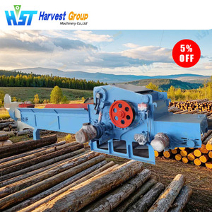 Trituradora de madera de troncos de 12 pulgadas de alto rendimiento Trituradora de árboles completamente automática Máquinas de astillas de madera de China - Product Image 1