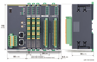 MG R8/R80 Serie Slice, Modelo P10, E/S Remota Escalable Tipo Slice, Japón