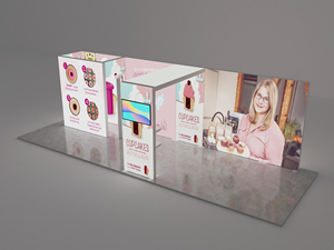 Stand de présentation Tianlang Seg Lightbox LED sans cadre, autoportant, pliable et portable pour exposition modulaire - Product Image 2