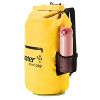Sac étanche en PVC pour extérieur 10L/20L avec motif personnalisable et bretelles pour la natation, le rafting, la plage et la pêche à la ligne
