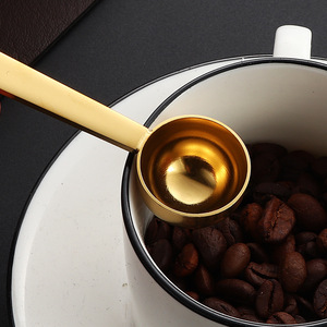 Cuchara de acero inoxidable, cuchara medidora de mango largo, cuchara de café de 5/10/15/20/25/30ml para hacer café de cocina - Product Image 5