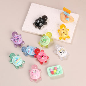 크리에이 티브 귀여운 만화 빛나는 거북이 수지 매력 DIY 장식 블라인드 박스 가방 액세서리 장식을위한 작은 장식품 - Product Image 3