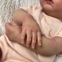 Nouvelle poupée reborn de 18 pouces, corps souple, 100% faite à la main, poupées reborn réalistes en silicone, jouets pour filles
