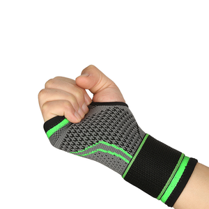 Bracciale da polso ortopedico regolabile con cintura di compressione in Neoprene <span class=keywords><strong>Palm</strong></span> Guard Design traspirante - Product Image 2