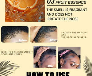 Cire coiffante pour tresses en grand format, pour cheveux secs et crépus, pour tresses africaines, locs et twists, tenue extra forte - Product Image 6