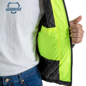 سترة عمل عاكسة عالية الوضوح للرجال، مقاومة للماء، مناسبة لمواقع البناء، مبيعات ساخنة - Product Image 6