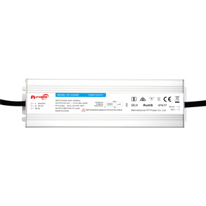 Controlador de Luz LED de Alta Eficiencia y Voltaje Constante de 300W, CE/CB/RoHS, 220-240VAC-DC 12V 24V, IP67, Fuente de Alimentación LED Impermeable - Product Image 2