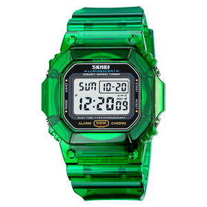 Skmei 1999 reloj <span class=keywords><strong>LE</strong></span> light watch 50m waterproof transparent mobile led display digital sports wristwatches for men and women - Product Image 5