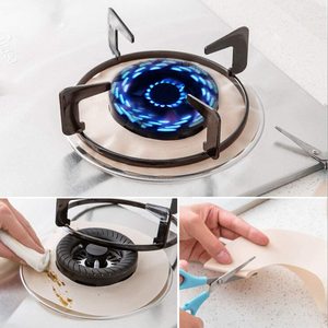 ฝาครอบเตาแก๊สแบบใช้ซ้ำได้ฝาครอบเตาด้านบนสีทอง - Product Image 3