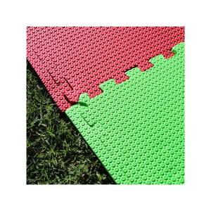 Tappetino Puzzle in schiuma Jumbo multicolore 60x60cm tappetino per allenamento e Fitness portatile per palestra e Karate impermeabile con Logo personalizzato - Product Image 4