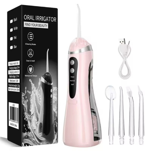 Irrigador <span class=keywords><strong>Bucal</strong></span> Eléctrico Portátil, Enjuague <span class=keywords><strong>Bucal</strong></span> Inalámbrico para el Hogar, Protección de Encías y Ortodoncia, Resistente al Agua IPX7 - Product Image 2