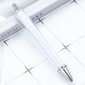 Bolígrafo de Plástico con Punta de 1.0 mm, Tipo de Presión, Manualidades, Diseño de Dibujos Animados, Blanco, Promocional, Publicitario, para Regalo - Product Image 6