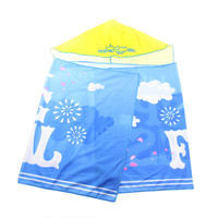 Vente en gros de serviette de sport à séchage rapide en polyester personnalisée Cape de glace avec chapeau