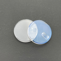 Verre de montre saphir plat de 31,5 mm avec loupe convexe Cyclops pour SKX007, type cristaux premium avec date