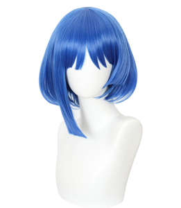 Bocchi the <span class=keywords><strong>Rock</strong></span> Anime Charakter Cosplay Perücke Kurze <span class=keywords><strong>Bob</strong></span> Blue Hitze beständige Synthetik mit verstellbaren Trägern für Convention Party - Product Image 2