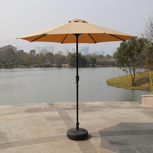 9ft 레스토랑 시장 야외 안뜰 우산 정원 파라솔 우산 기울기와 크랭크이있는 우산, 대형 수영장 카페 태양 우산 - Product Image 3