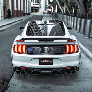ชุดแต่งปีกหลังสปอยเลอร์คาร์บอนไฟเบอร์แบบแห้งสไตล์ GT500สำหรับ <span class=keywords><strong>Ford</strong></span> <span class=keywords><strong>Mustang</strong></span> <span class=keywords><strong>GT</strong></span> <span class=keywords><strong>5.0</strong></span> 2.3T <span class=keywords><strong>2015</strong></span>-2023 - Product Image 4