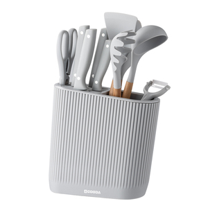 Conjunto <span class=keywords><strong>De</strong></span> Couteau Juego <span class=keywords><strong>De</strong></span> Cuchillos <span class=keywords><strong>De</strong></span> <span class=keywords><strong>Cocina</strong></span> <span class=keywords><strong>De</strong></span> 11 Piezas Con Afilador <span class=keywords><strong>De</strong></span> Bloques Soporte <span class=keywords><strong>De</strong></span> Utensilio <span class=keywords><strong>De</strong></span> <span class=keywords><strong>Silicona</strong></span> Que Incluye <span class=keywords><strong>Utensilios</strong></span> <span class=keywords><strong>De</strong></span> <span class=keywords><strong>Cocina</strong></span> Esenciales - Product Image 5