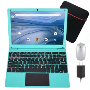 2024 Nieuwe Laptop Mini 10.1 Inch Kleurrijke Studie Online Android Wifi Laptop Notebook Computer