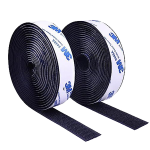 Perekat kuat lapisan velcroes kaki mobil tikar nilon kain perekat gesper bebas untuk memotong <span class=keywords><strong>hook</strong></span> dan <span class=keywords><strong>loop</strong></span> pita gulungan - Product Image 3