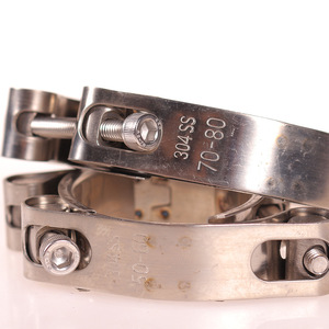 Collier de serrage double tête en acier inoxydable 304, 70-80 mm, robuste, pour tuyaux, pièces métriques standard - Product Image 2